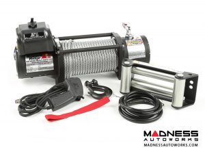 Jeep Wrangler JK Spartacus Heavy Duty 12,500 lb. Winch w/ Steel Cable